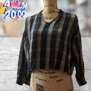 Madewell oversize cropped top size S